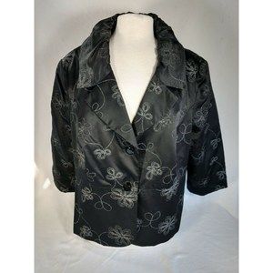 ISABELLA WOMEN'S EVENING JACKET 22W BLACK